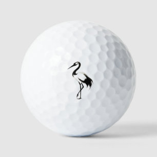 Inkt Kraan Illustratie - Zen Golf Balls Golfballen