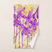 Inkt Lilies Zonnige Hemel Bad Handdoek (Handdoek)