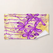 Inkt Lilies Zonnige Hemel Bad Handdoek (Handdoek)