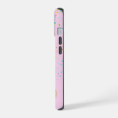 inkt marmer ontwerp iPhone 15 case (Linkerkant)
