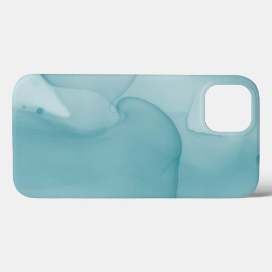 Inkt met hedendaagse blauwe Waterverf alcohol Case-Mate iPhone Case (Achterkant (horizontaal))