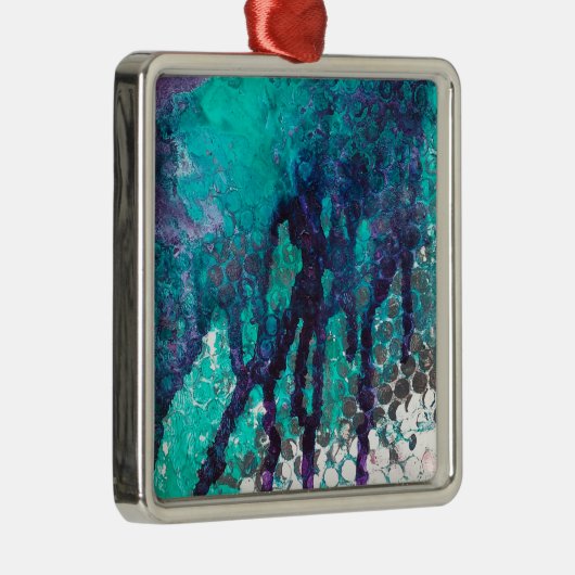 Inkt morst metalen ornament (Rechts)