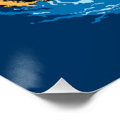 Inkt of zwemmen | Octopus Tattoo Quote Perfect Poster (Hoek)