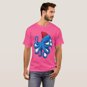 Inkt & Omarm: Uw Vriendelijke Buurt Octopus T-shirt (Voorkant volledig)