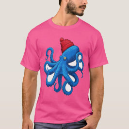 Inkt & Omarm: Uw Vriendelijke Buurt Octopus T-shirt