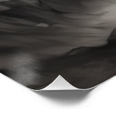 Inkt op papier Landschap Perfect Poster (Hoek)