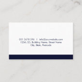 Inkt pen en papier visitekaartje (Achterkant)