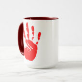 Inkt Print Mok (Voorkant links)