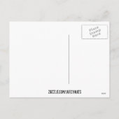 Inkt rode hand getrokken Valentijn Hart Feestdagenkaart (Achterkant)