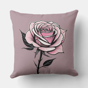 Inkt Roos ( roze) Kussen