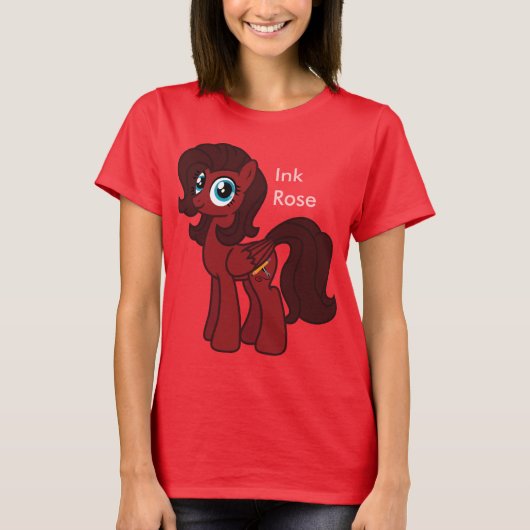 Inkt Roos Shirt (Voorkant)