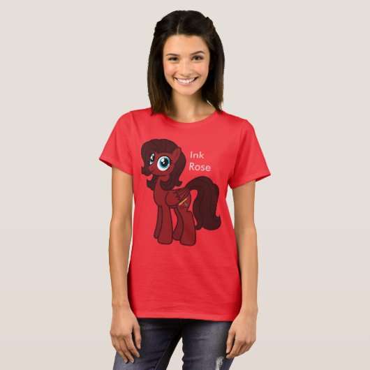 Inkt Roos Shirt (Voorkant volledig)