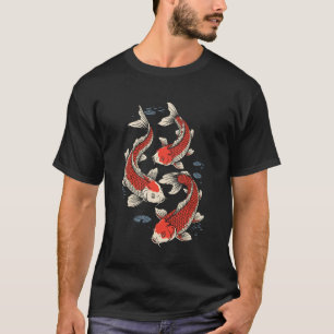 Inkt Schilderen Koi Vis Japanse Karper Inktwassing T-shirt