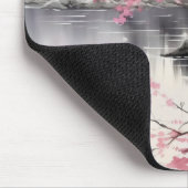 Inkt Schilderij Spring Sakura Muismat (Hoek)