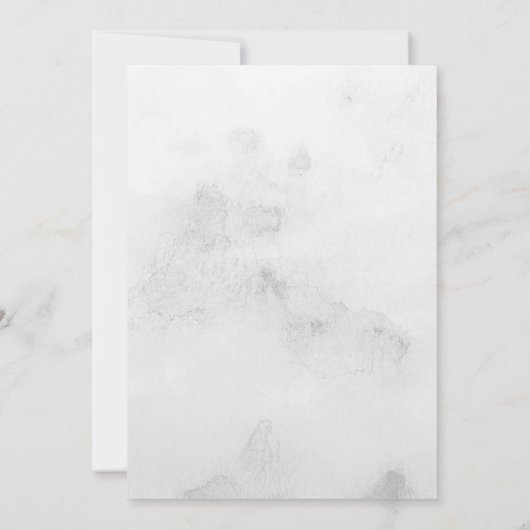 Inkt script afstuderen aankondiging fotokaart (Achterkant)