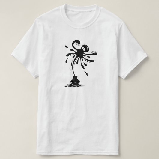 inkt spinnen t-shirt (Design voorkant)