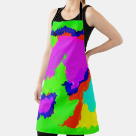 Inkt Splash Colorful Abstract Pattern Painting 202 Schort