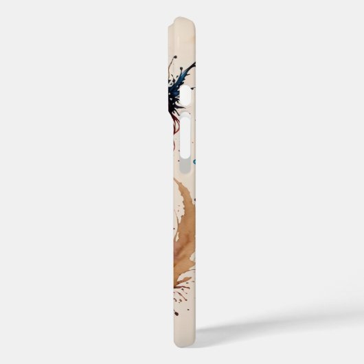 Inkt splash waterverf kleine fee meisje cover (Achterkant / Links)