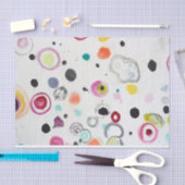 Inkt Stippen Weefselpapier - 15 gsm (10lb), Wit Tissuepapier (Craft)