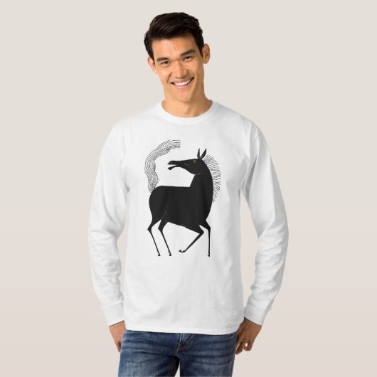 Inkt Talking Fantasy V01 PAARD T-shirt (Voorkant volledig)