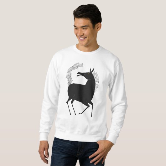 Inkt Talking Fantasy V01 PAARD Trui (Voorkant volledig)