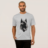 Inkt Talking Fantasy V05 ZWARTE WOLF T-shirt (Voorkant volledig)