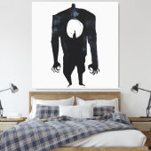 Inkt Talking Fantasy V06 Een kat uit de hel Canvas Afdruk (Insitu (Slaapkamer))