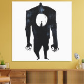 Inkt Talking Fantasy V06 Een kat uit de hel Canvas Afdruk (Insitu (Woonkamer))