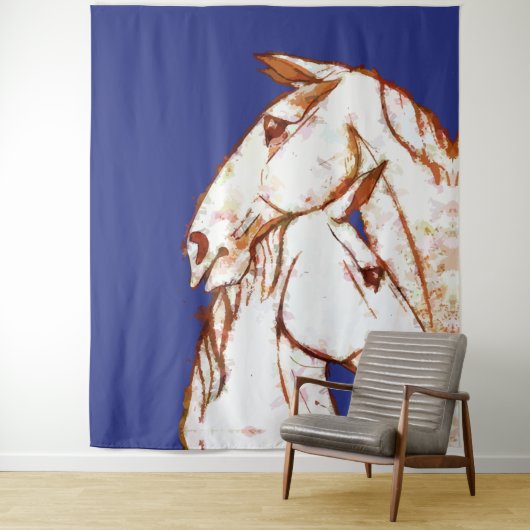 Inkt Talking Fantasy V07 PAARD V02 Wandkleed (In situ)