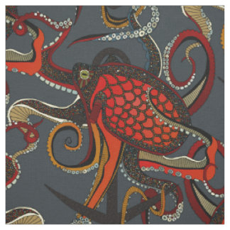 inkt van octopus grijs metaal stof