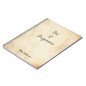 Inkt & Verbeelding Rustiek Notitieboek (Linkerzijde)