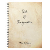 Inkt & Verbeelding Rustiek Notitieboek (Voorkant)