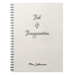 Inkt & Verbeelding Wit Notitieboek