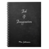 Inkt & Verbeelding Zwart Notitieboek (Voorkant)