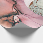 Inkt, verf, abstract. Sluiting van het schilderij Cadeaupapier (Hoek)