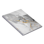 Inkt, verf, abstract. Sluiting van het schilderij Notitieboek (Rechterzijde)