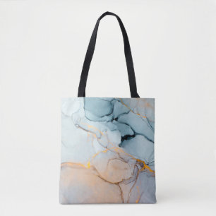 Inkt, verf, abstract. Sluiting van het schilderij Tote Bag