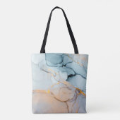 Inkt, verf, abstract. Sluiting van het schilderij  Tote Bag (Achterkant)