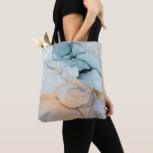 Inkt, verf, abstract. Sluiting van het schilderij  Tote Bag (Dichtbij)