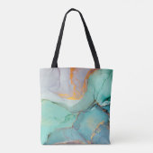 Inkt, verf, abstract. Sluiting van het schilderij Tote Bag (Achterkant)