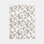 Inkt vlinder patroon deken (Voorkant)