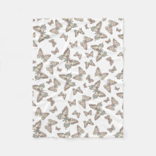 Inkt vlinder patroon deken