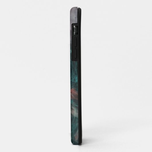 Inkt vloeibare kleur iPhone Case (Achterkant/links)