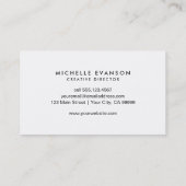 Inkt Waterverf Pink Creative Director Visitekaartje (Achterkant)