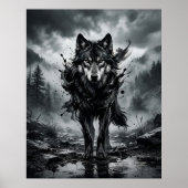 Inkt Wolf Moesson Poster (Voorkant)