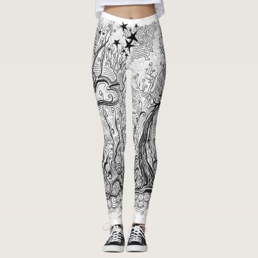 Inkt ze Leggings (Voorkant)