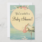  inktbankwand, Baby shower uitnodiging (Voorkant)