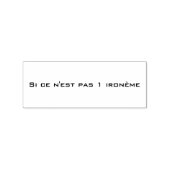 Inktbuffer "Als het geen ironem is" Rubberstempel (Afrduk)