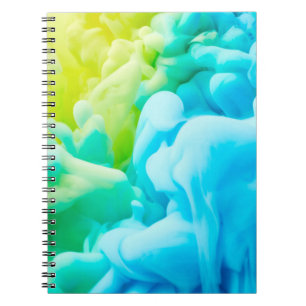 Inktdruppel in waterachtergrond, achtergrond, dr notitieboek