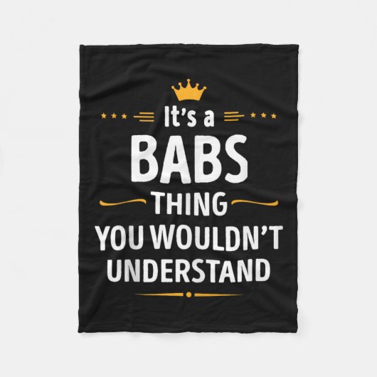 Inkte creatie - het is een babs ding dat je niet z fleece deken (Voorkant)